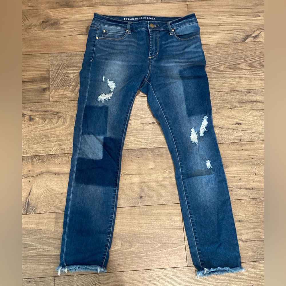Articles of Society Distressed Skinny Denim Size 29